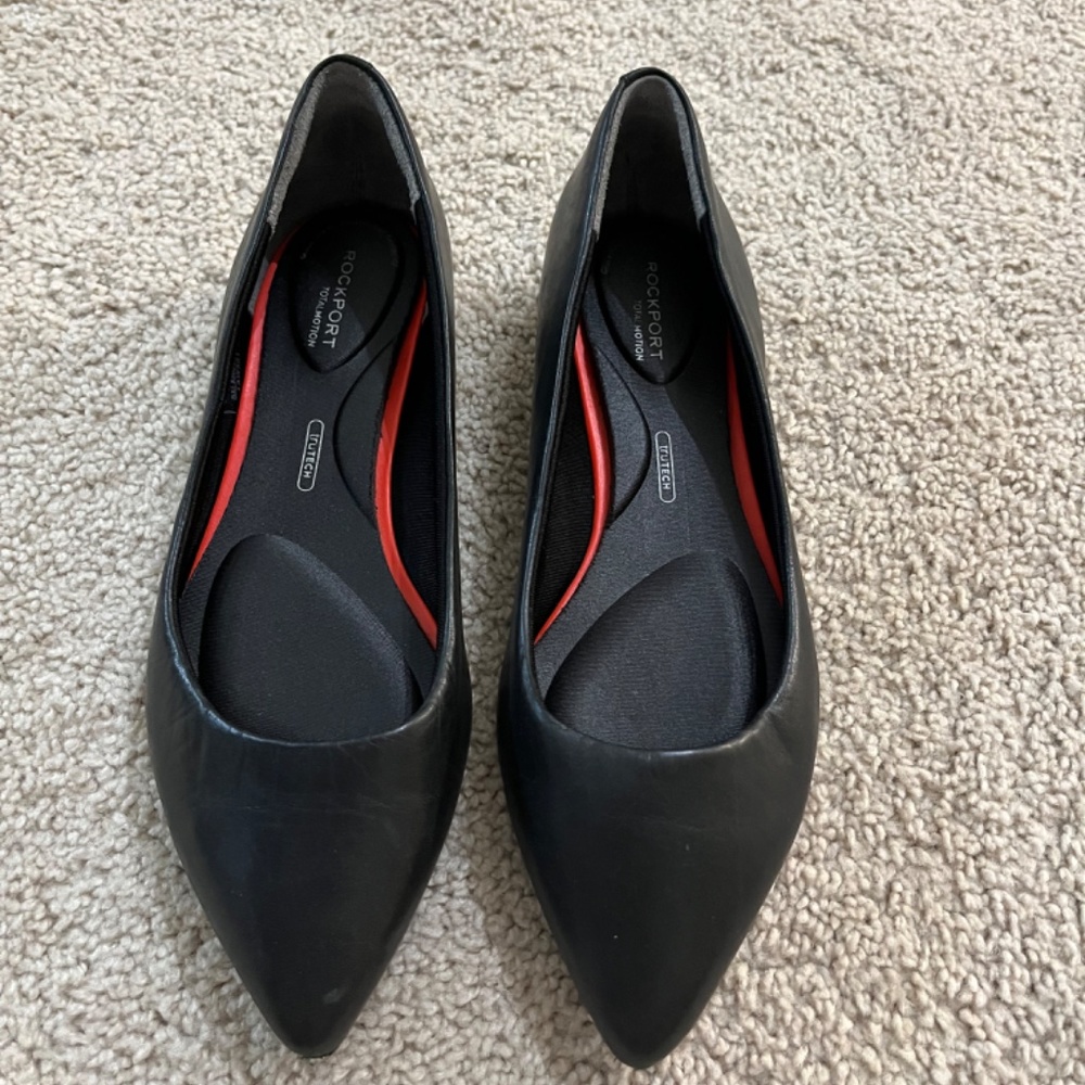Rockport Adelyn Ballet Flats black leather